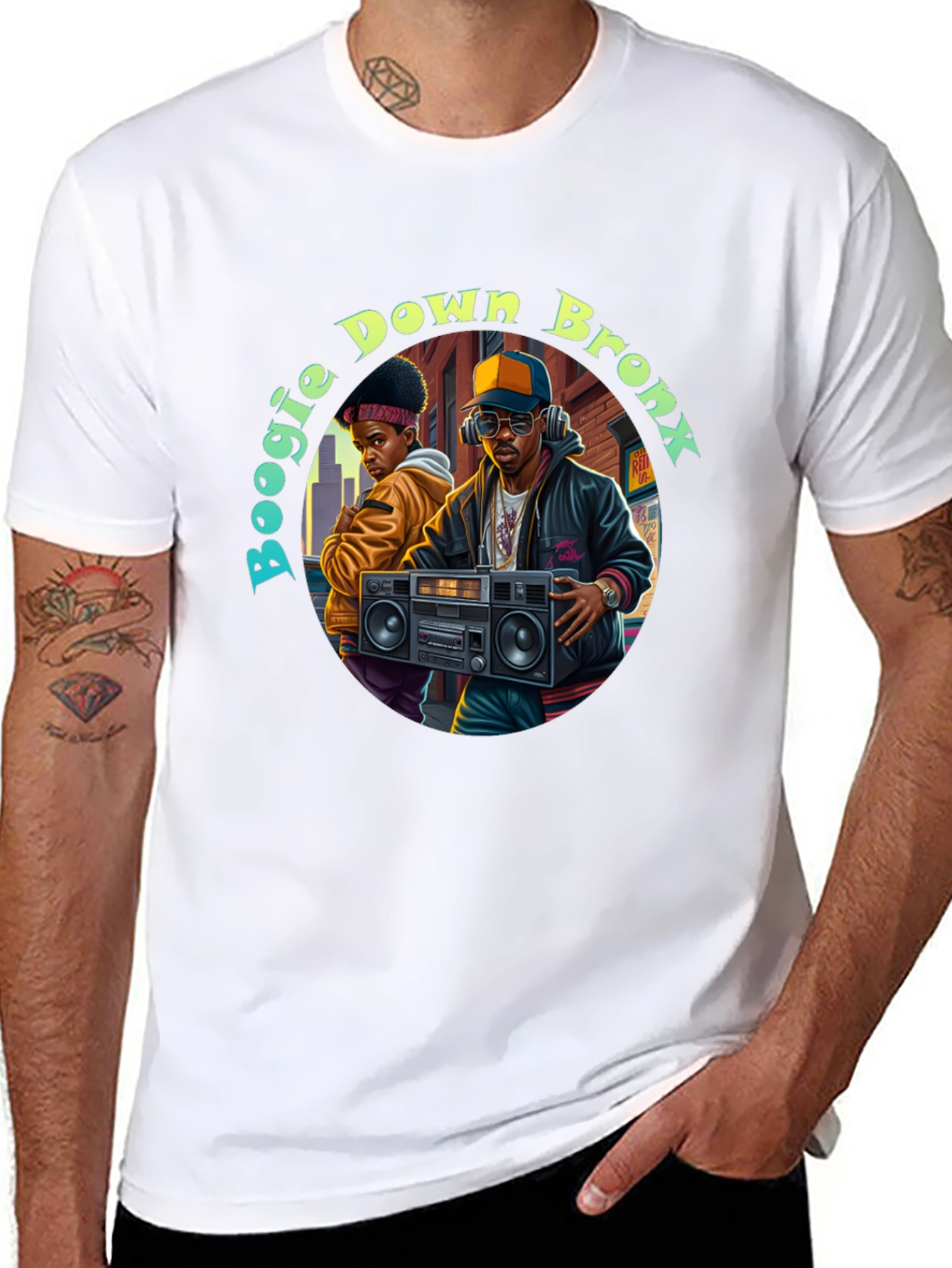 Boogie Down Bronx Graphic T-Shirt