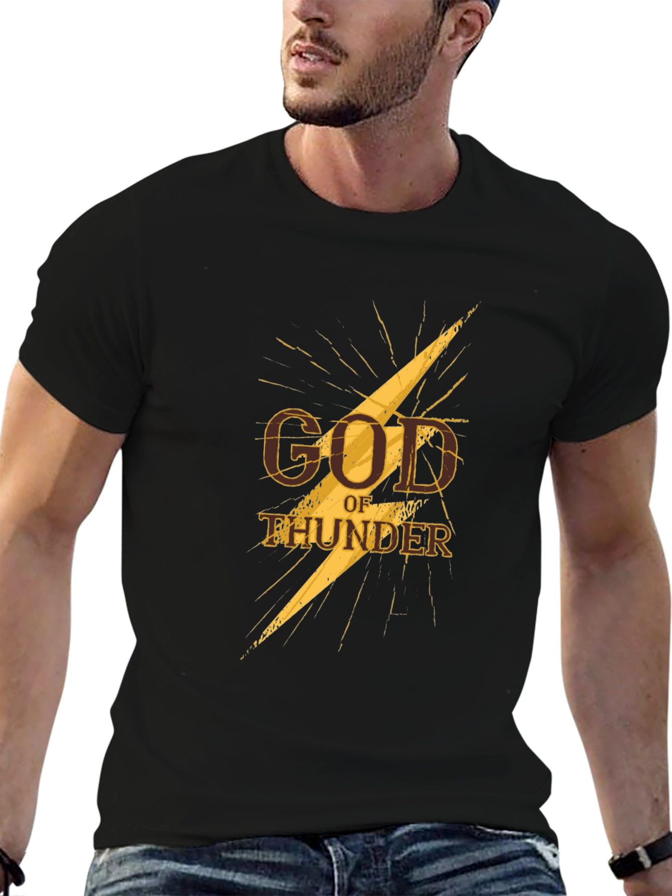 God of Thunder Black T-Shirt