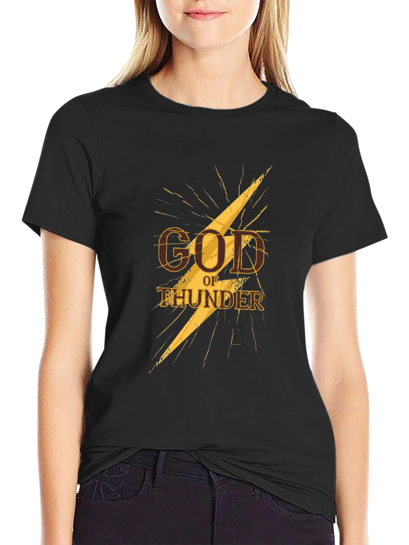 God of Thunder Black T-Shirt