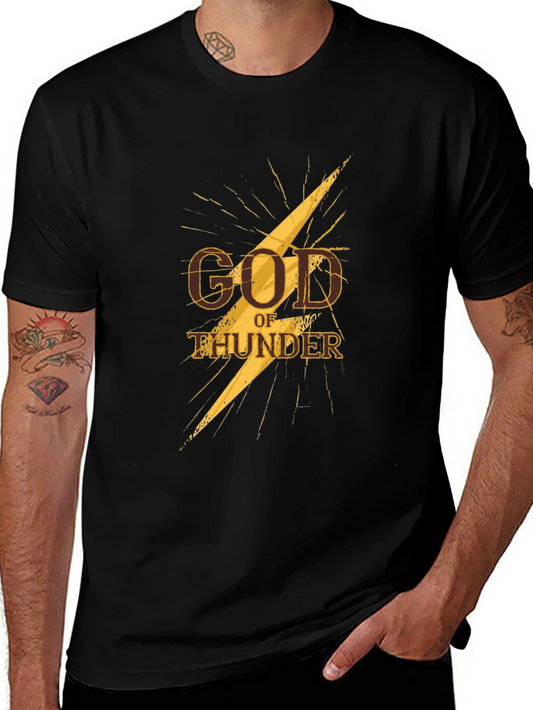 God of Thunder Black T-Shirt