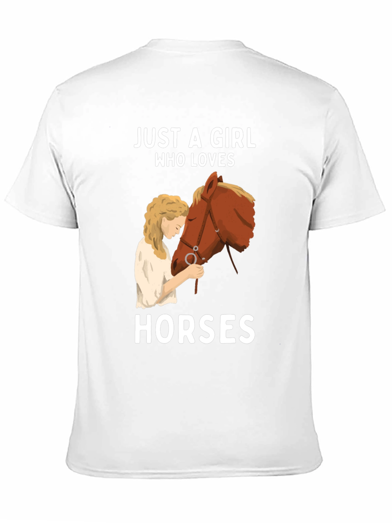 Girl Who Loves Horses T-Shirt