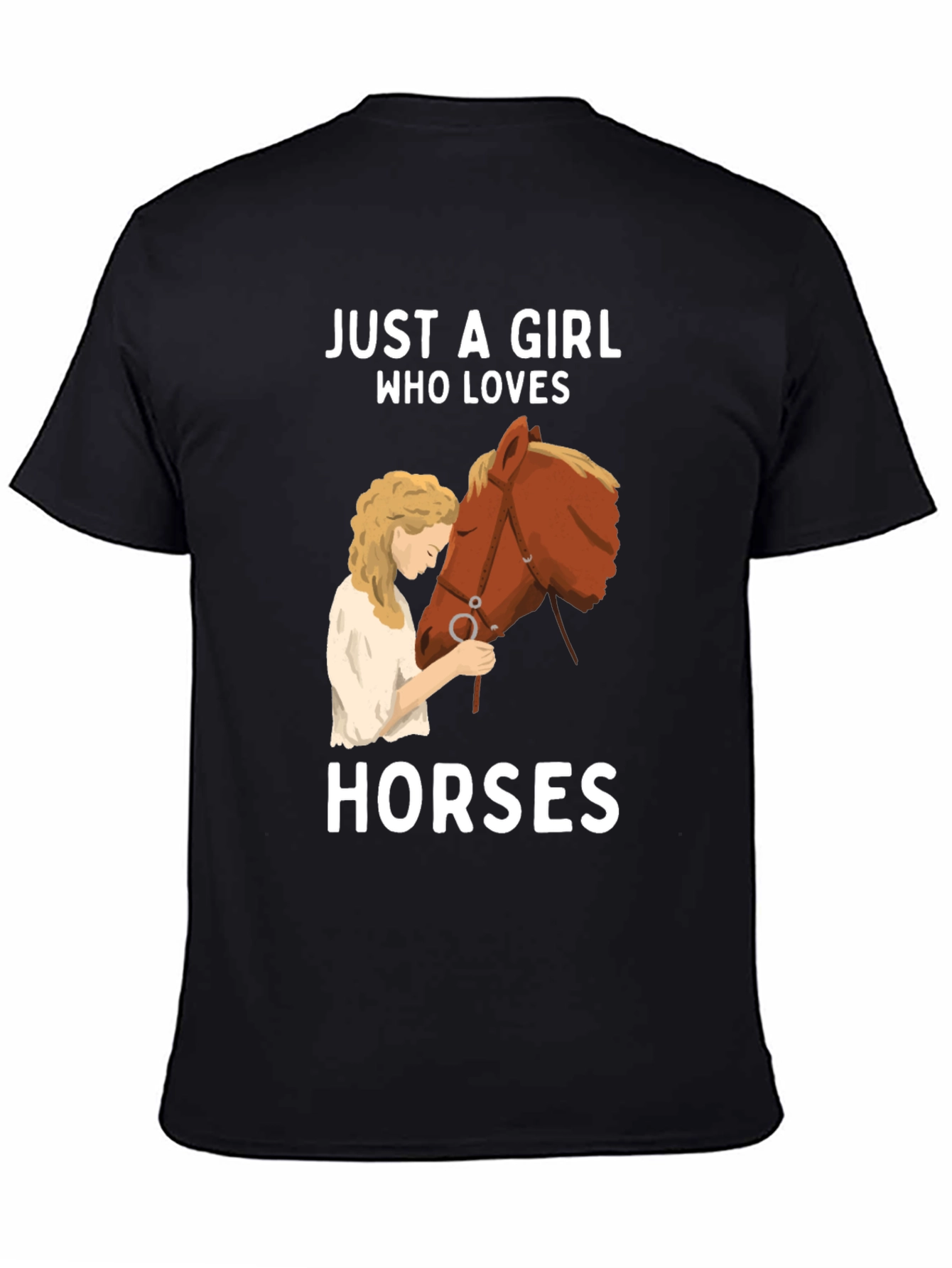 Girl Who Loves Horses T-Shirt