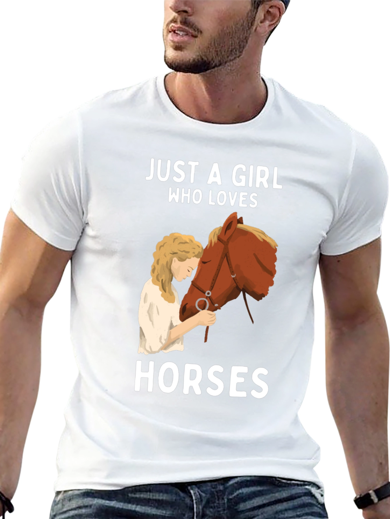 Girl Who Loves Horses T-Shirt
