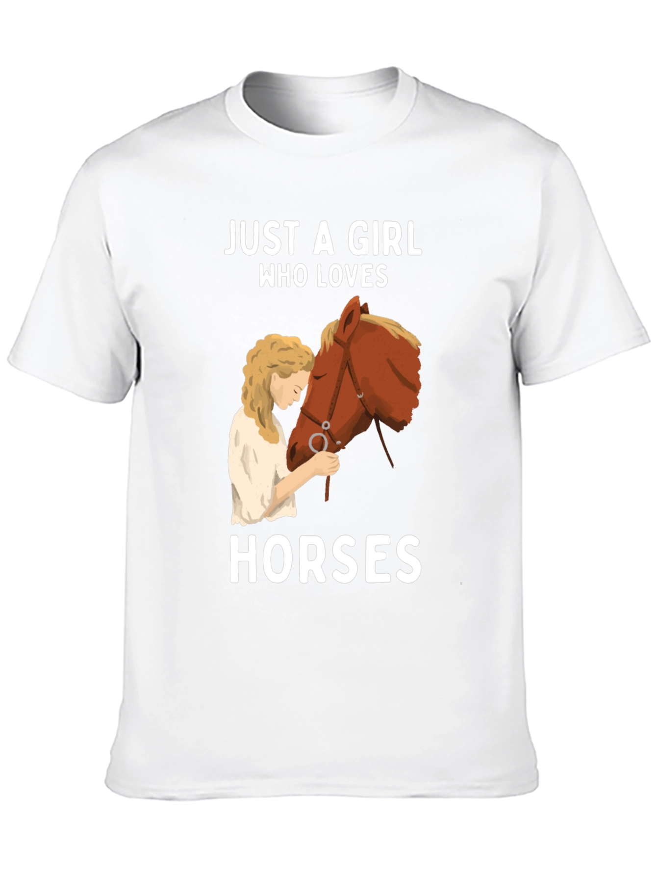 Girl Who Loves Horses T-Shirt