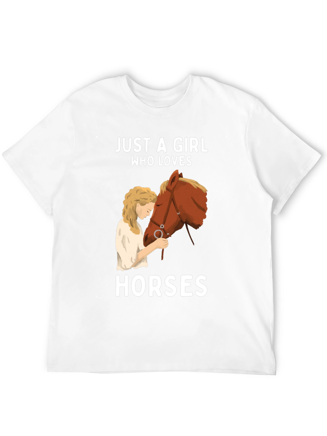 Girl Who Loves Horses T-Shirt