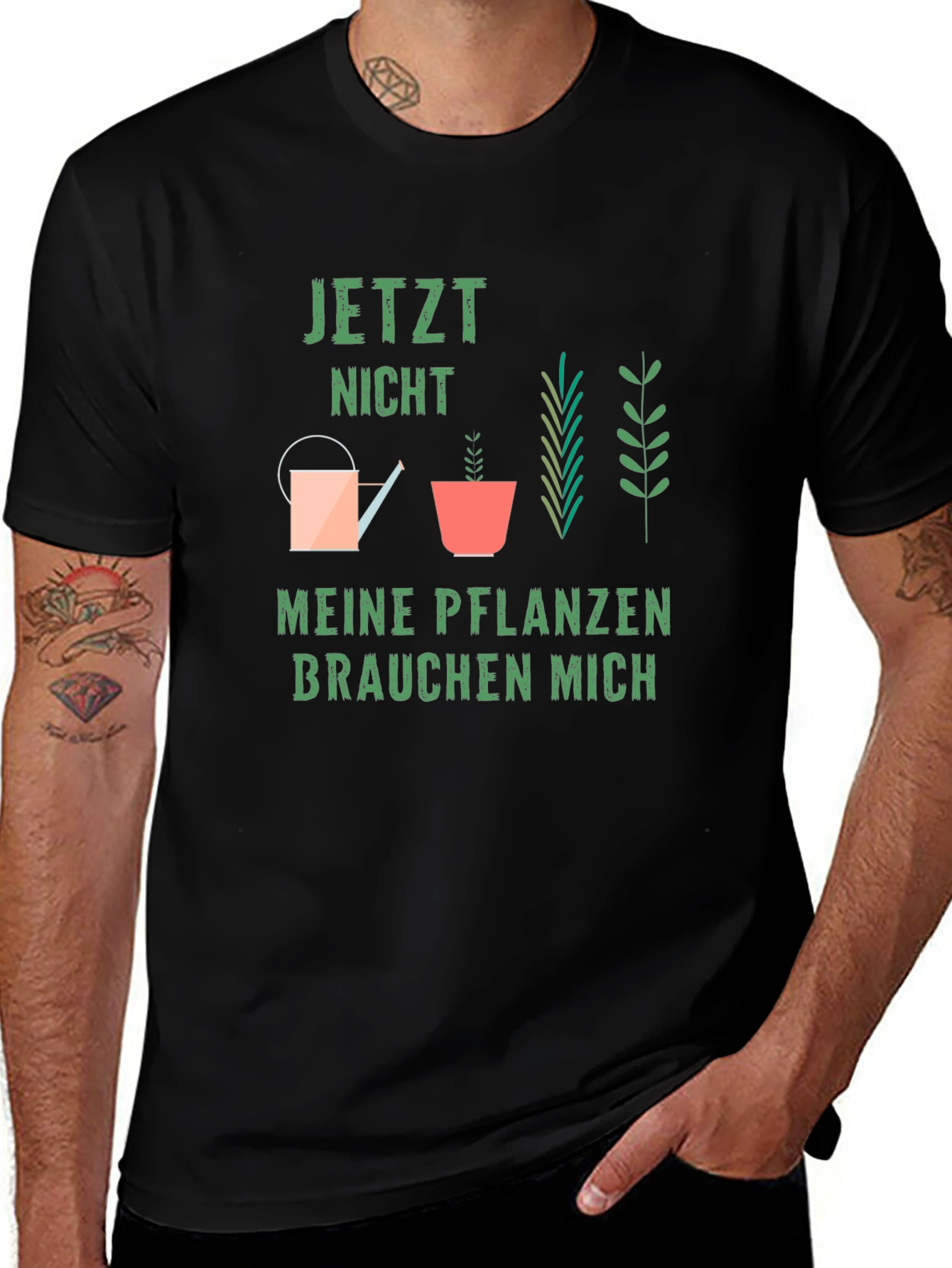 Gardener Plant Lover T-Shirt: Jetzt Nicht Meine Pflanzen