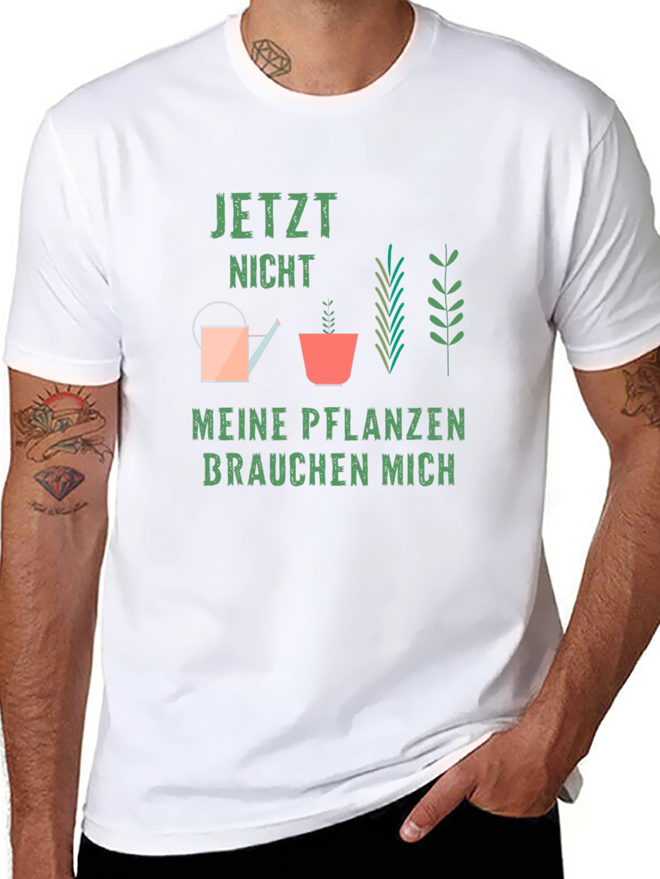 Gardener Plant Lover T-Shirt: Jetzt Nicht Meine Pflanzen