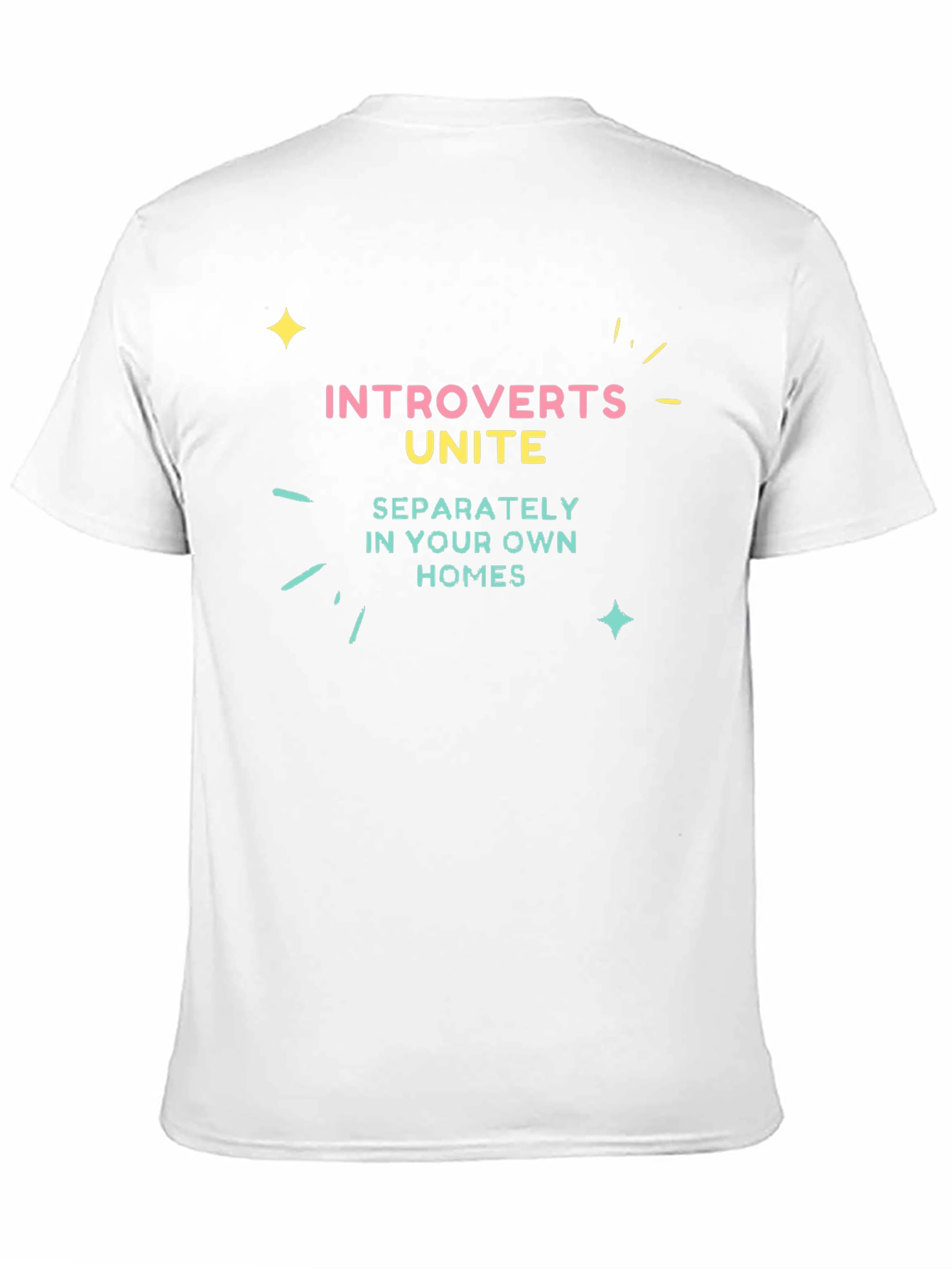Introverts Unite Black Graphic Tee