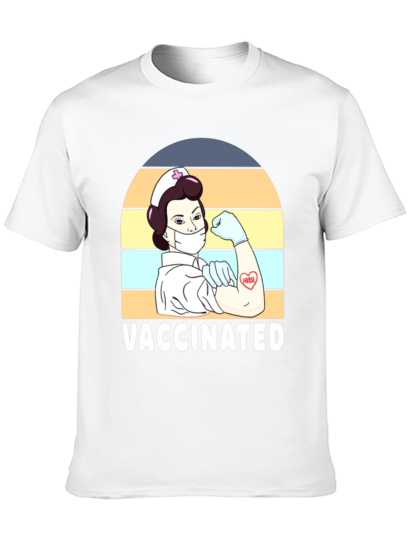 Vaccinated Nurse Graphic Tee
