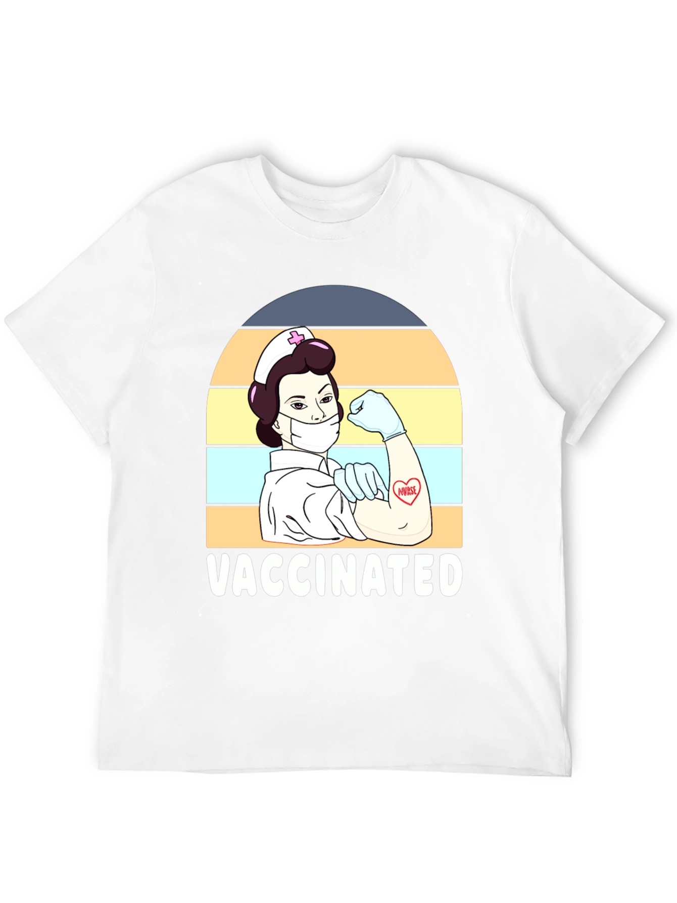 Vaccinated Nurse Graphic Tee