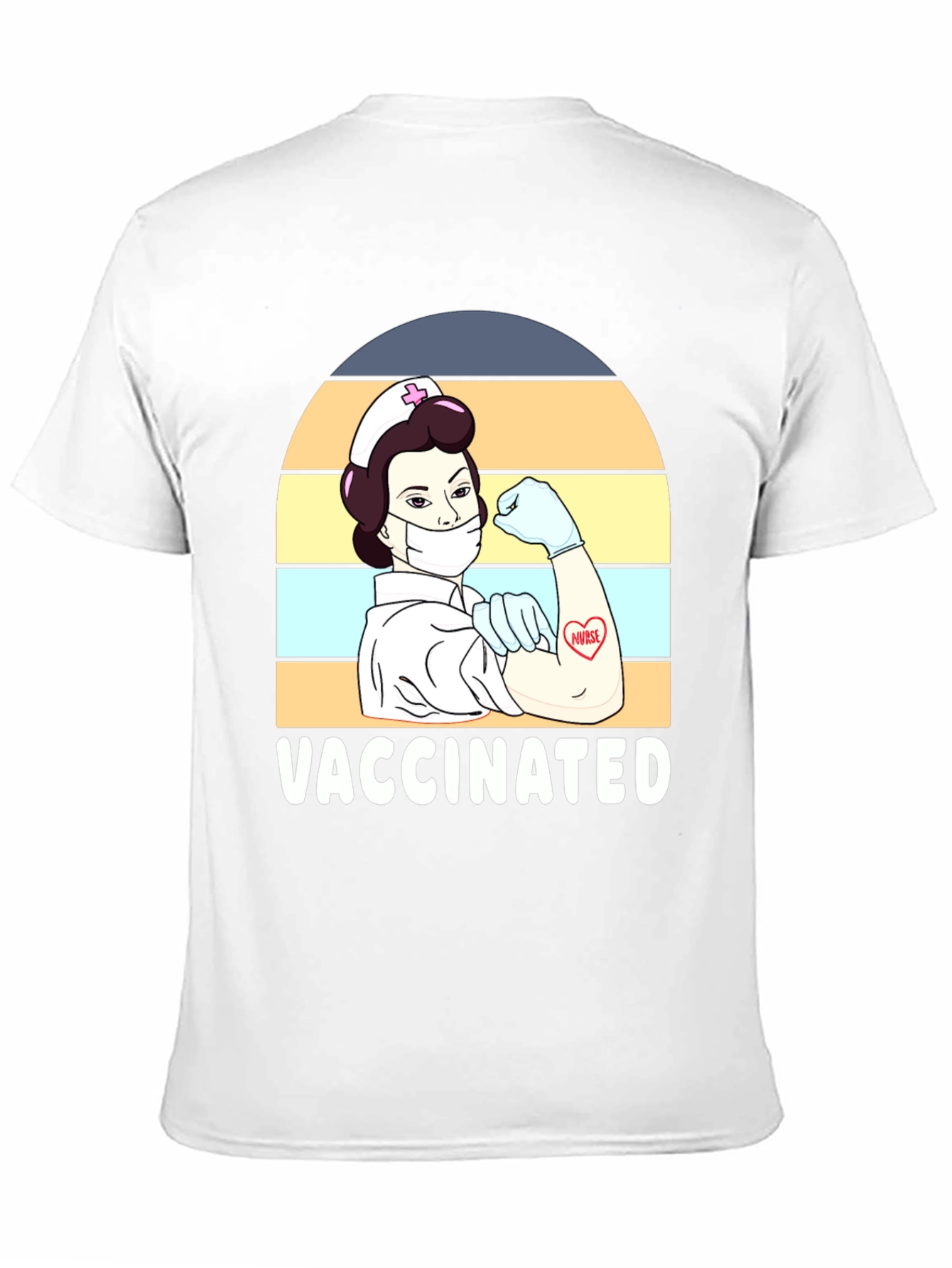 Vaccinated Nurse Graphic Tee