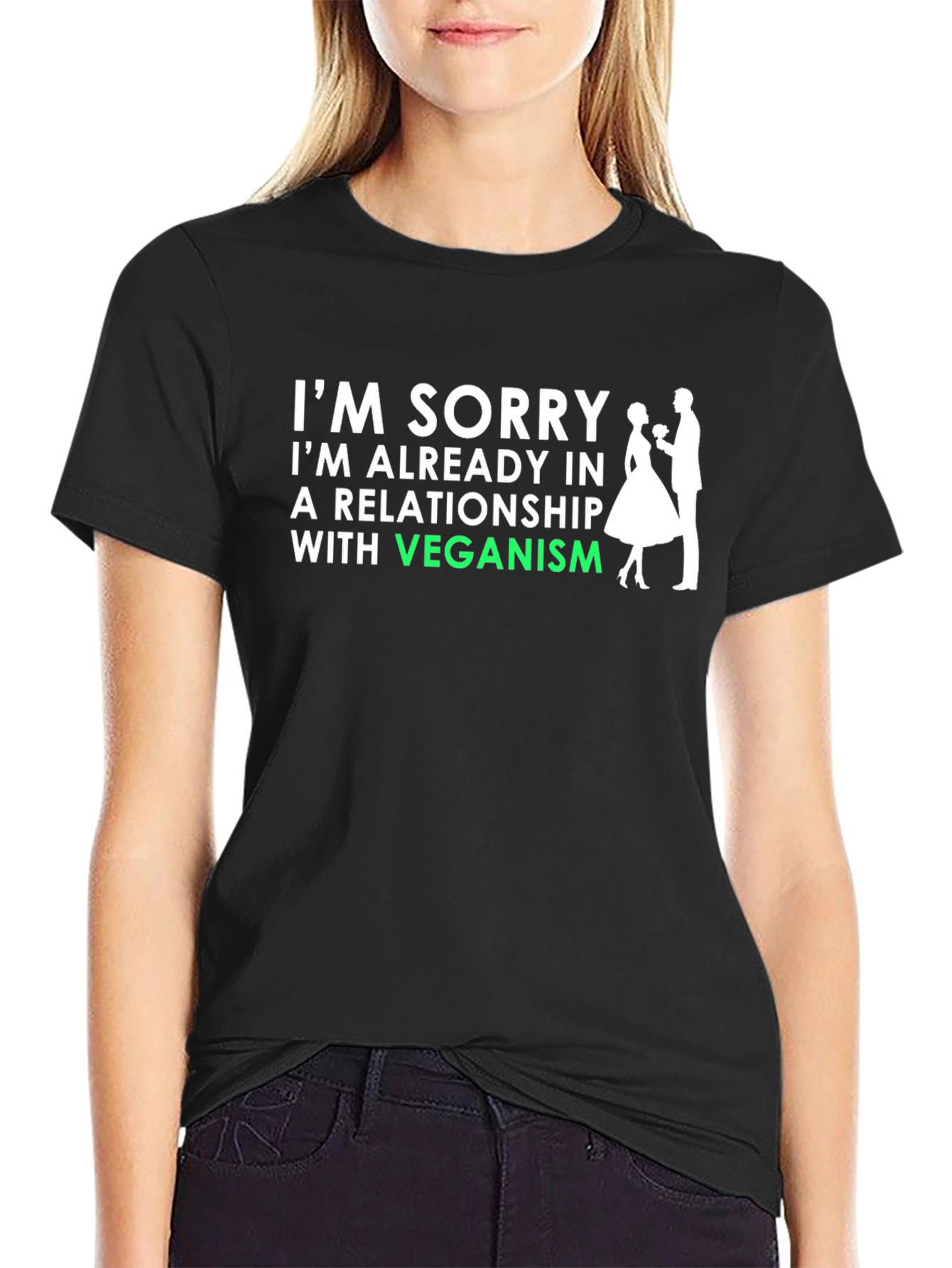 Vegan Relationship T-Shirt - Sorry Im Already Taken!
