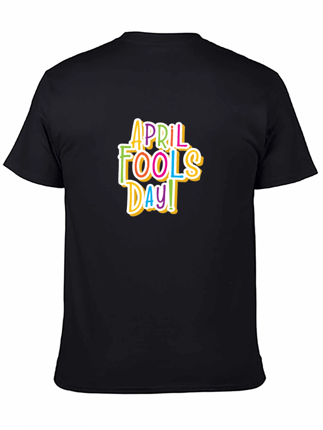 April Fools Day Graphic Tee - Black