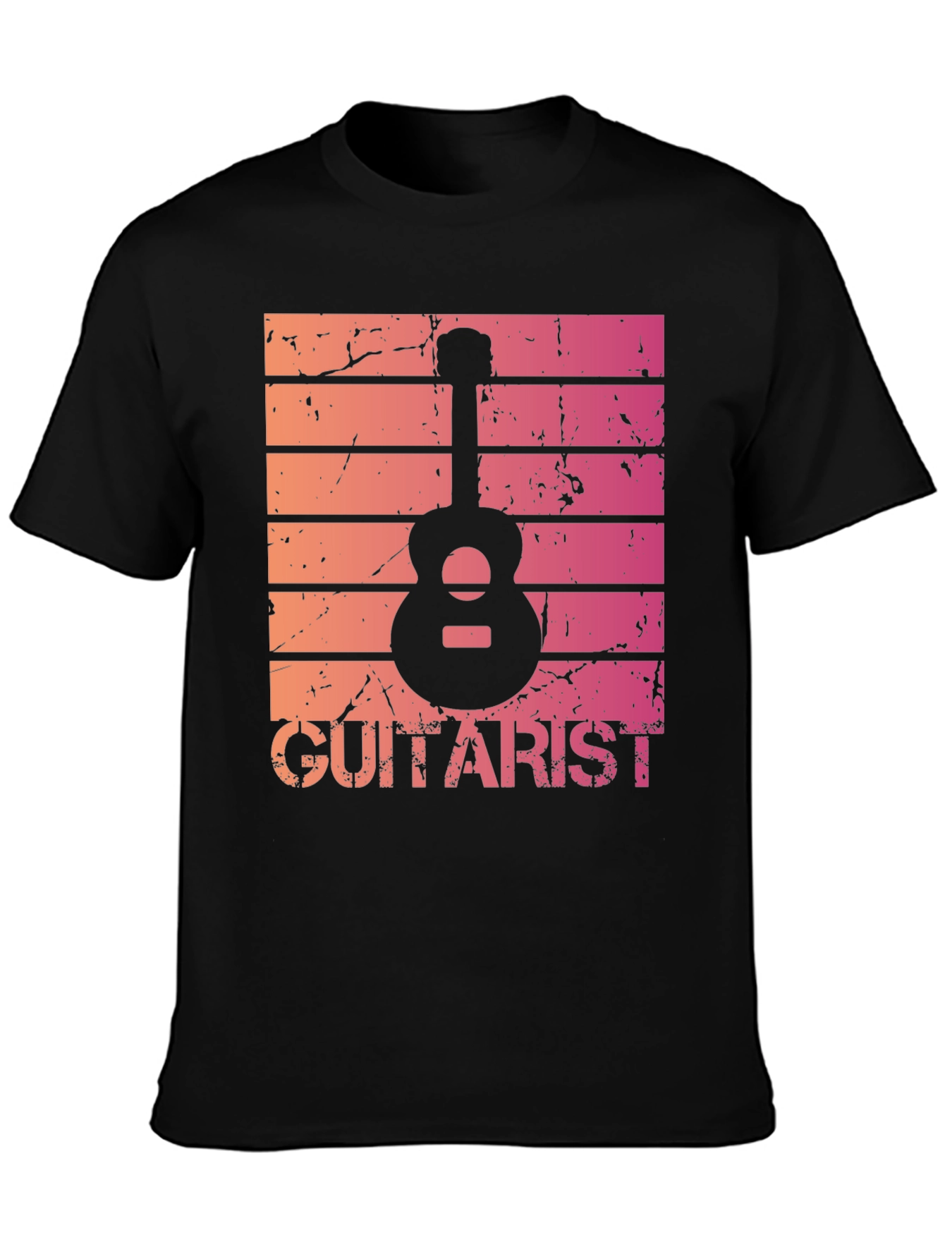 Guitarist Graphic Tee - Retro Music Lover T-Shirt