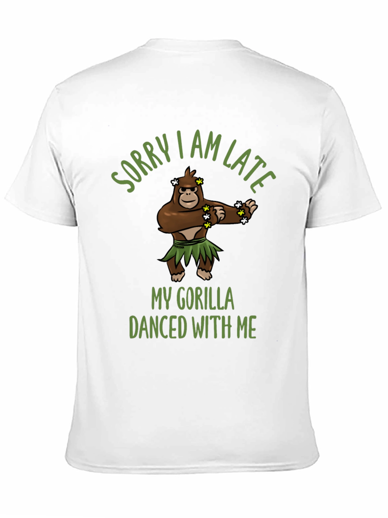 Funny Gorilla Dancing Graphic T-Shirt