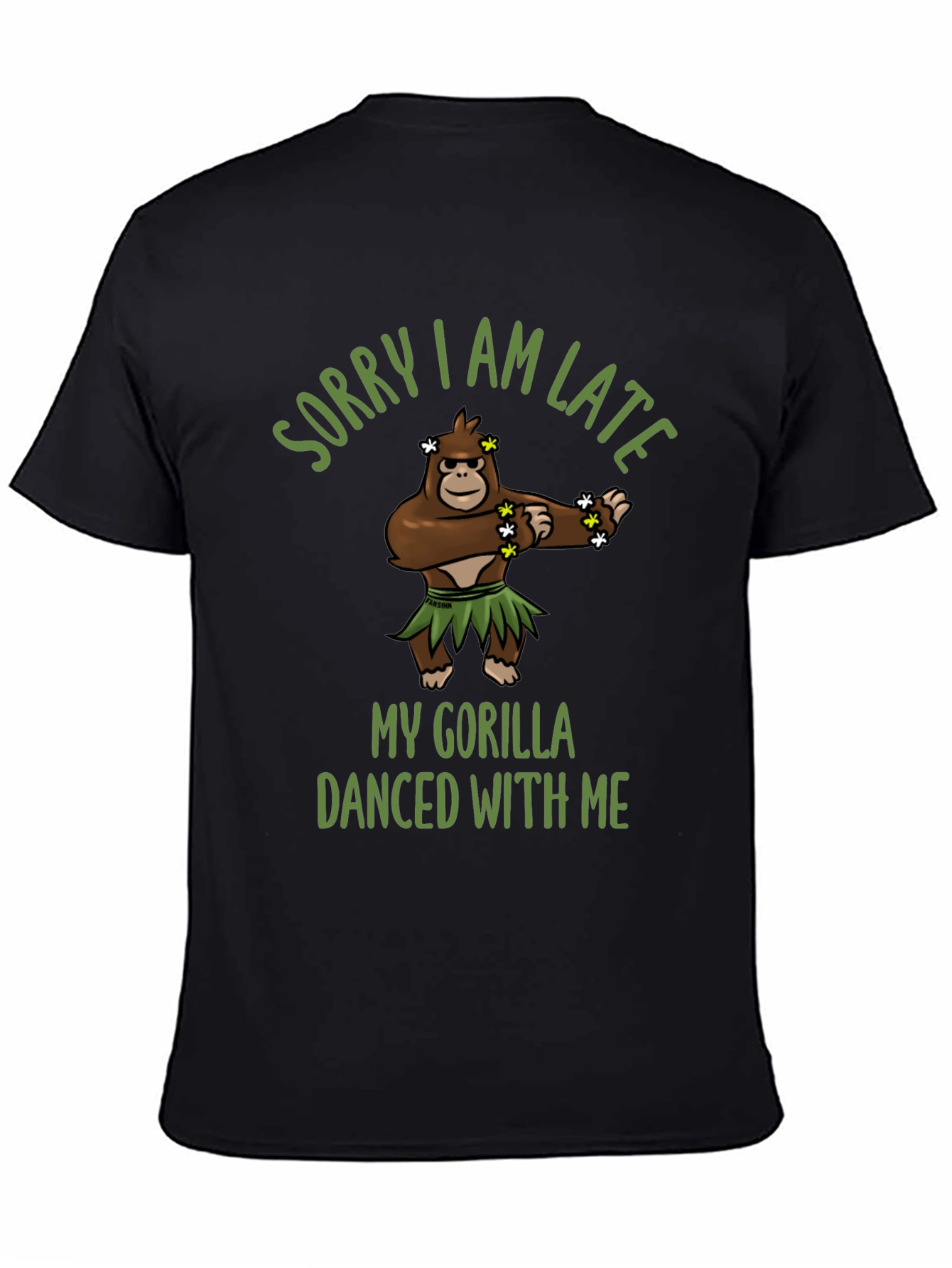 Funny Gorilla Dancing Graphic T-Shirt