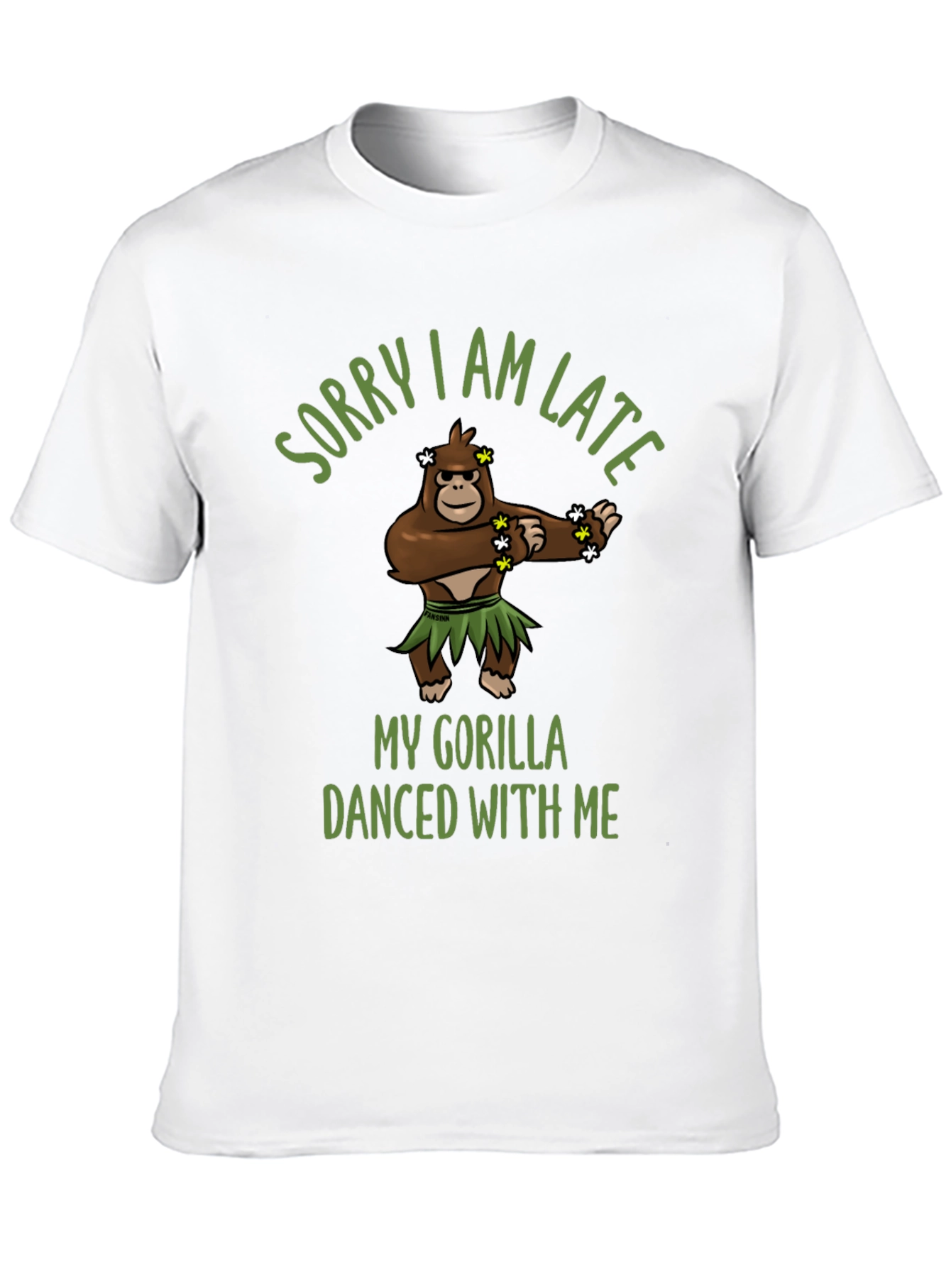 Funny Gorilla Dancing Graphic T-Shirt