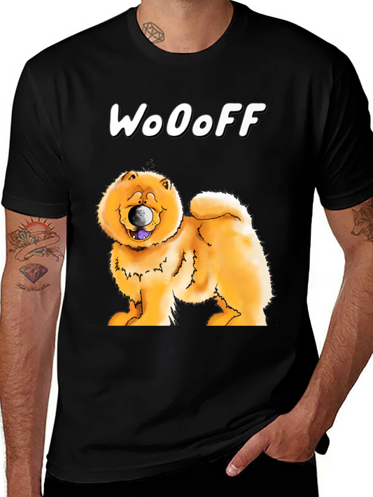 WoOoff Dog T-Shirt - Chow Chow Cartoon