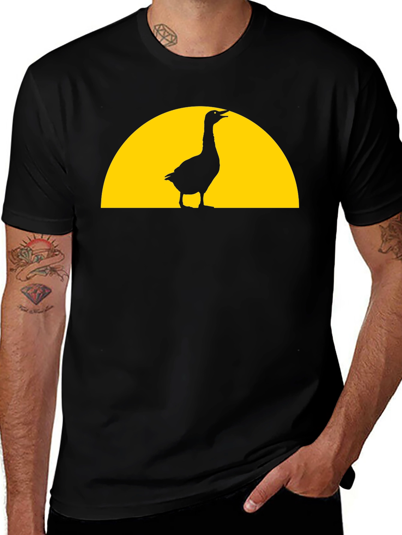 Goose Sunset Graphic Tee