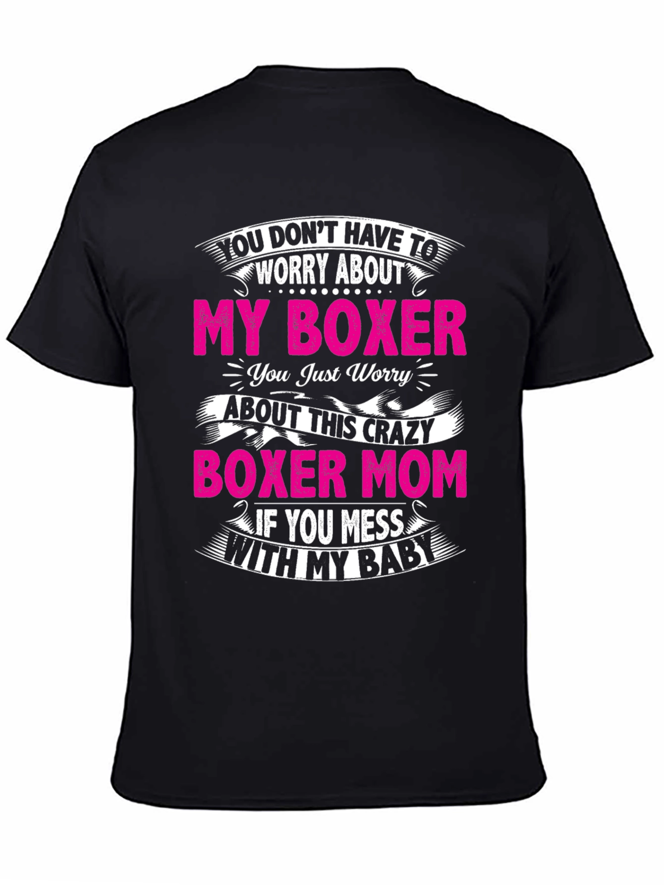 Boxer Mom Graphic T-Shirt - Funny Dog Lover Tee