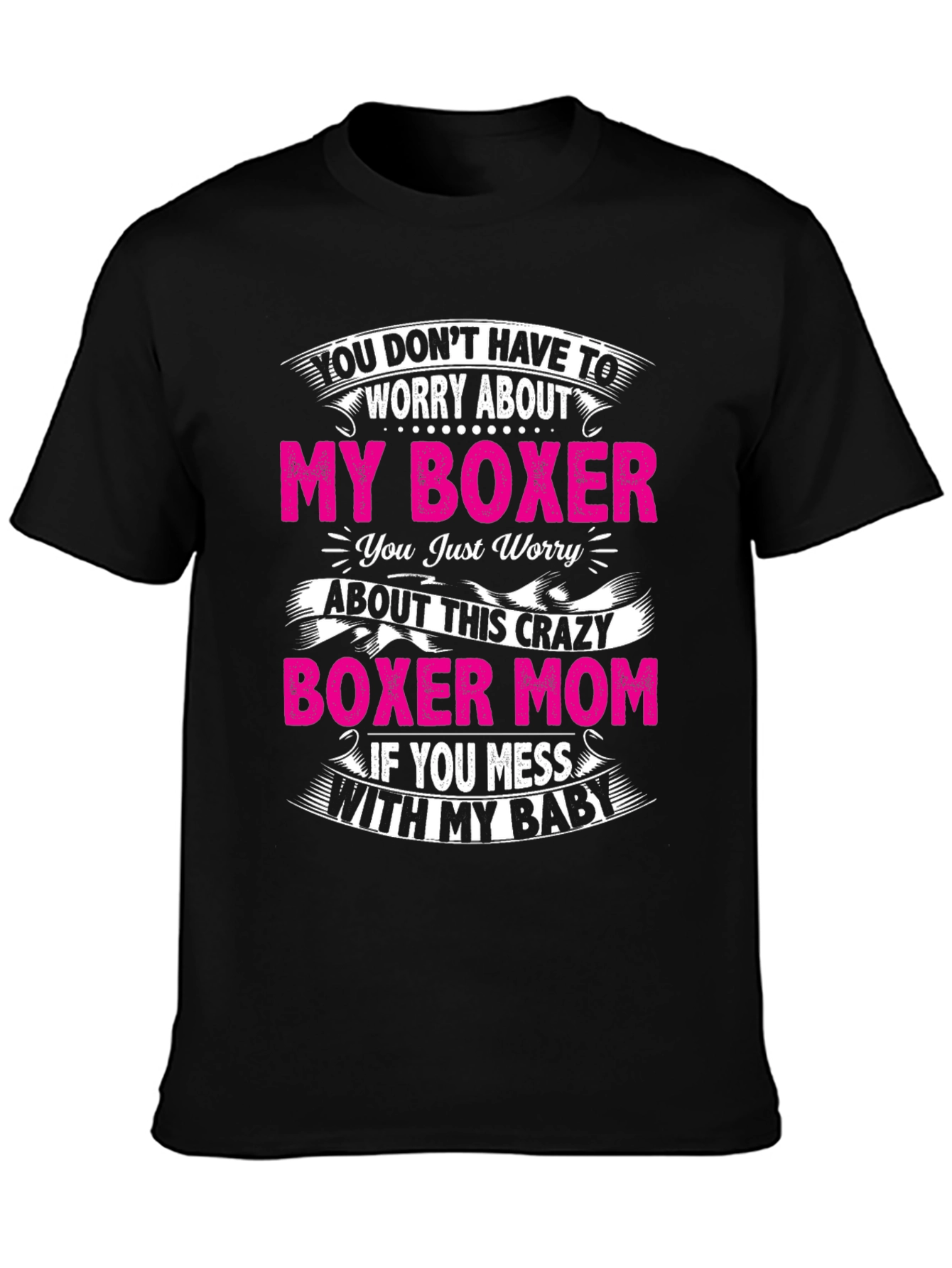 Boxer Mom Graphic T-Shirt - Funny Dog Lover Tee