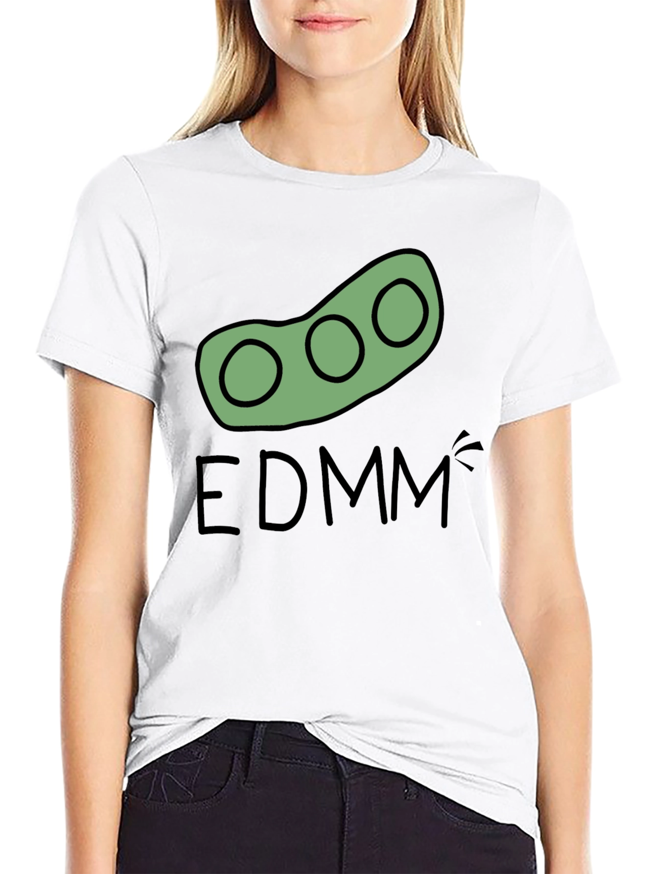 EDMM Edamame T-Shirt - Black Cotton Tee