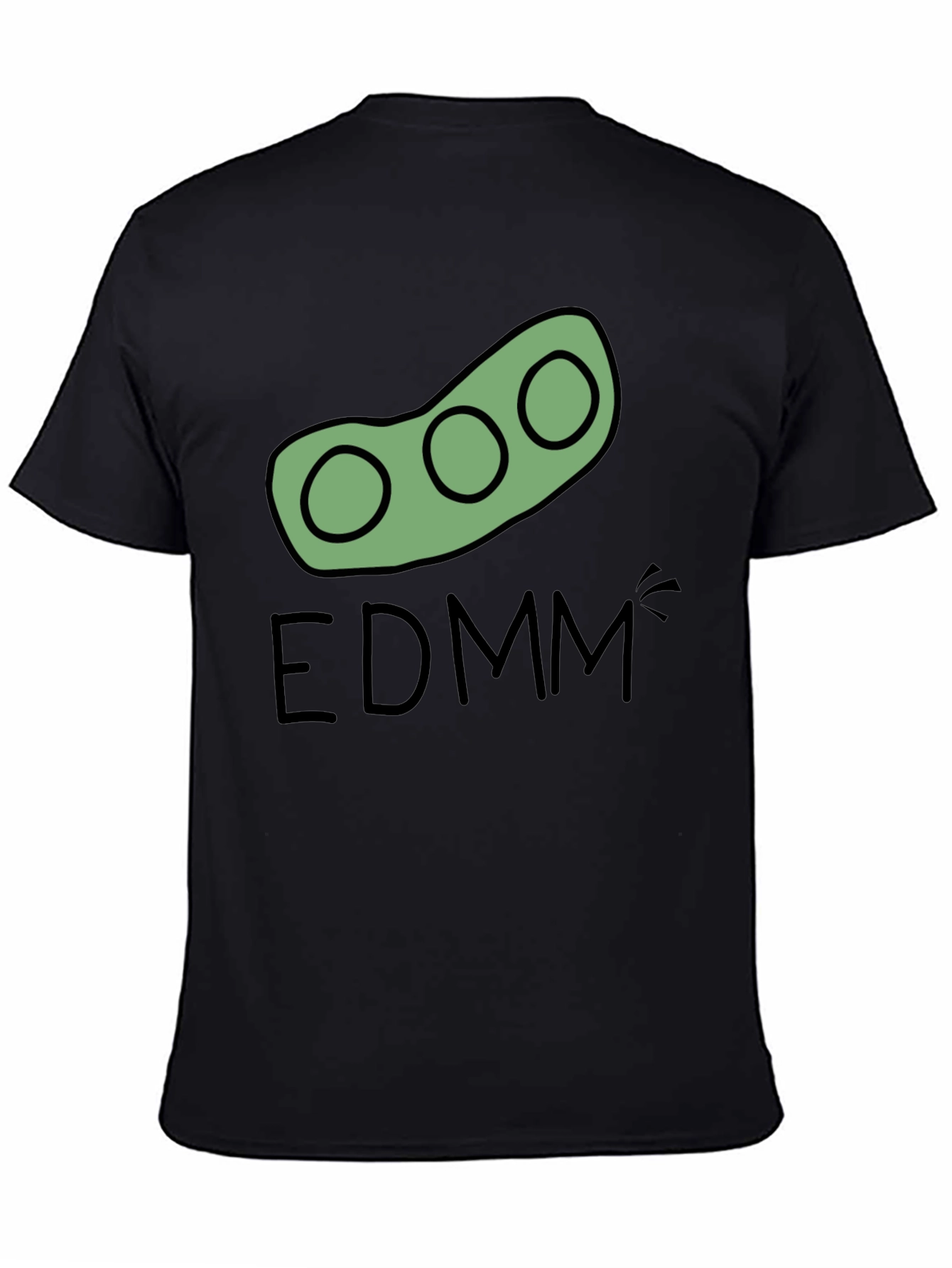 EDMM Edamame T-Shirt - Black Cotton Tee
