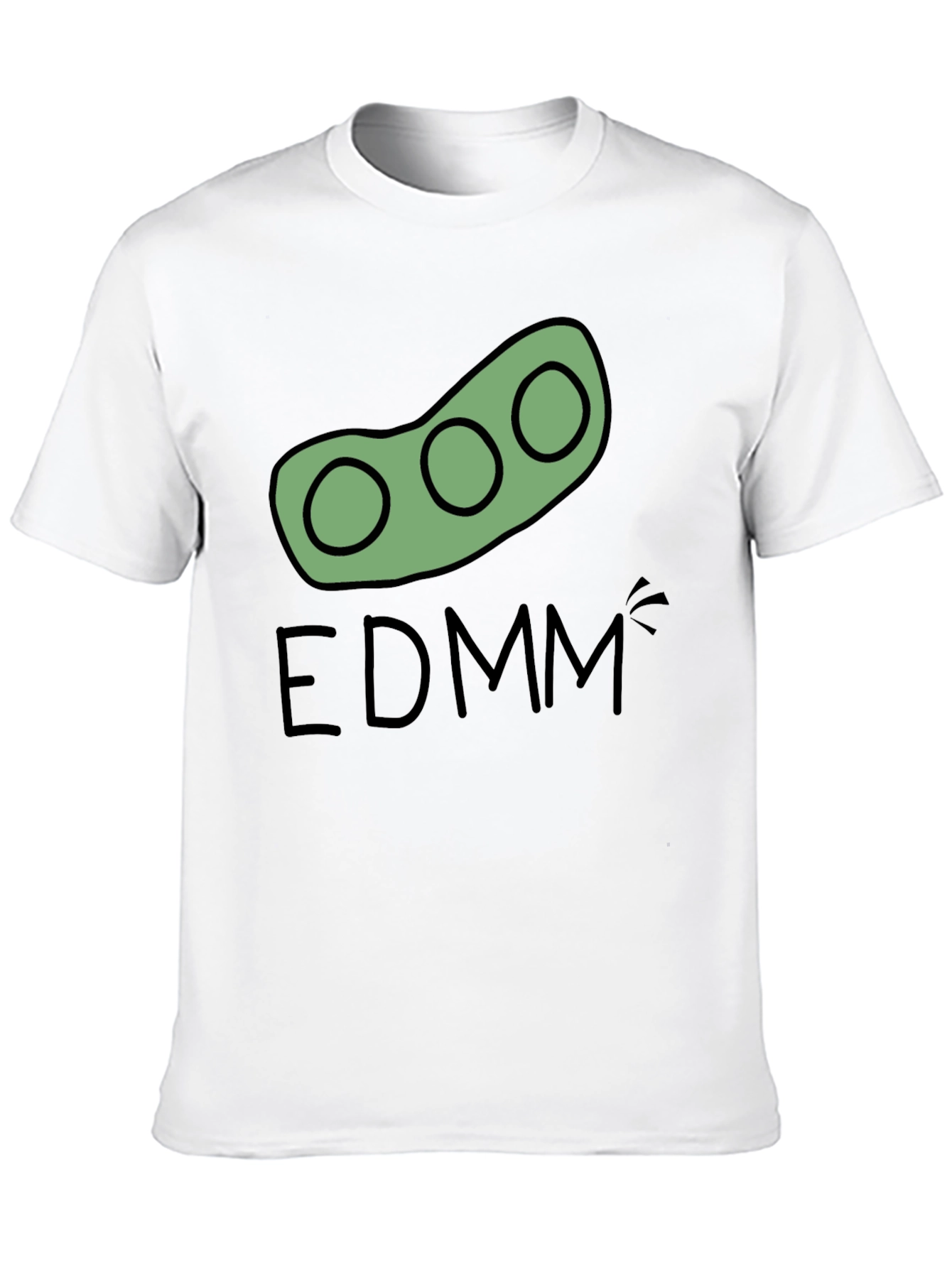EDMM Edamame T-Shirt - Black Cotton Tee