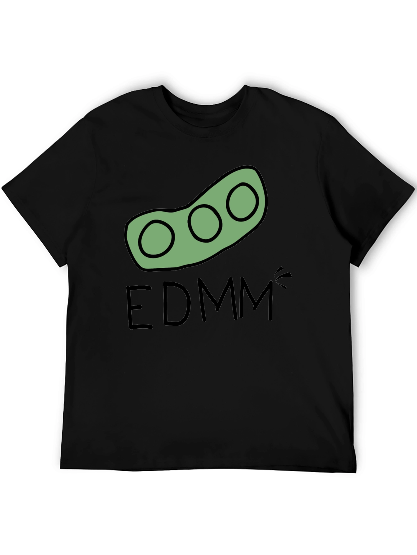EDMM Edamame T-Shirt - Black Cotton Tee