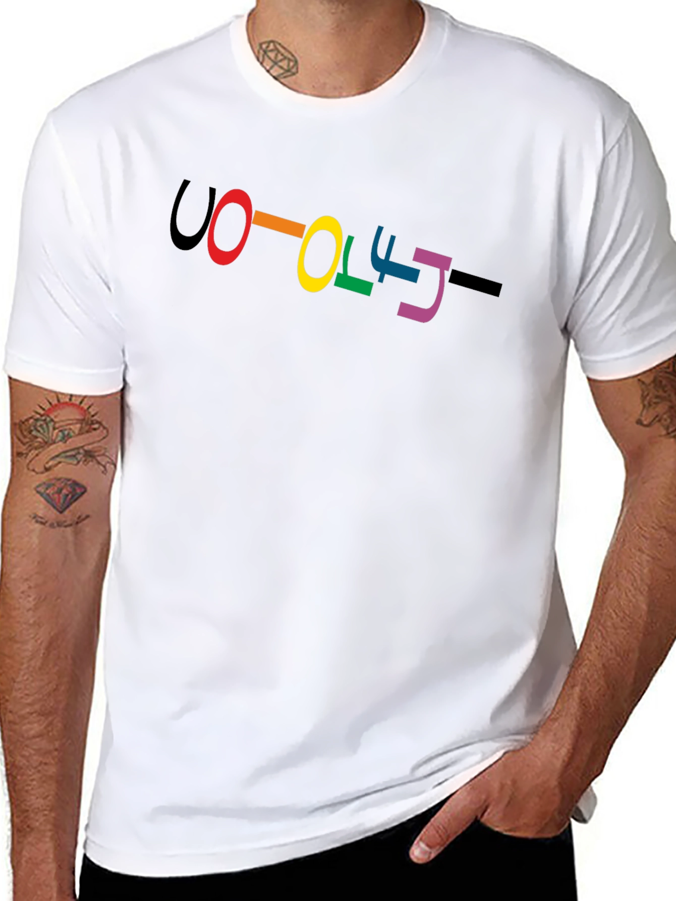 Rainbow OOTFJ Black T-Shirt