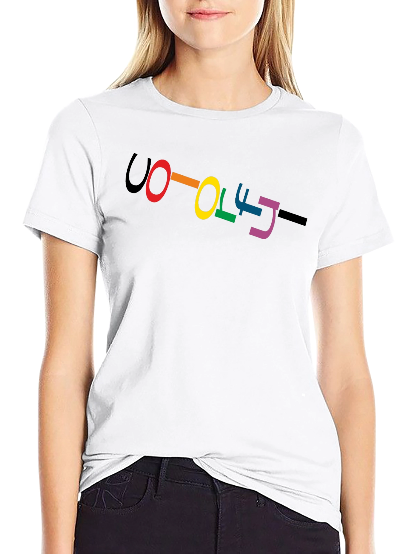 Rainbow OOTFJ Black T-Shirt
