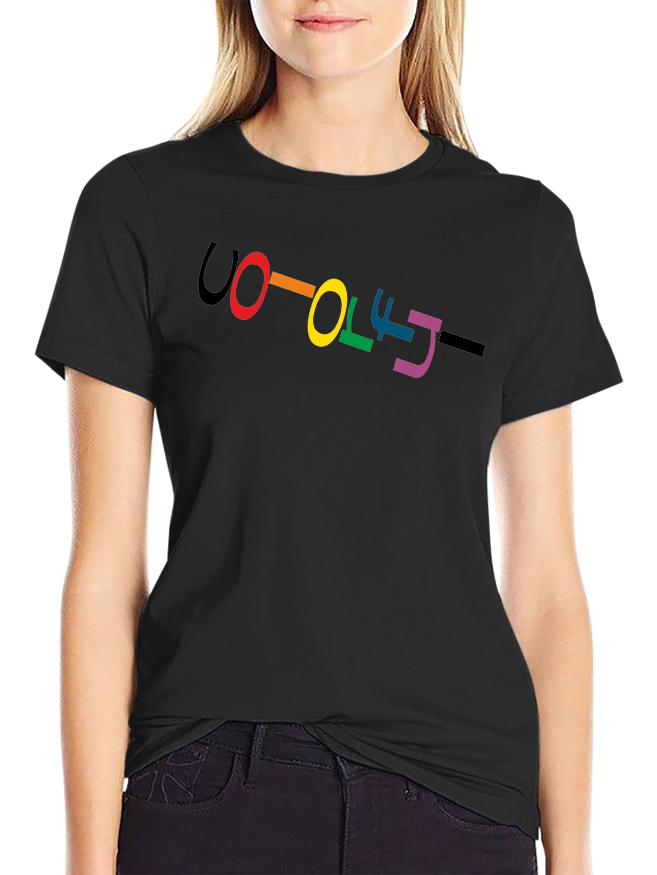 Rainbow OOTFJ Black T-Shirt