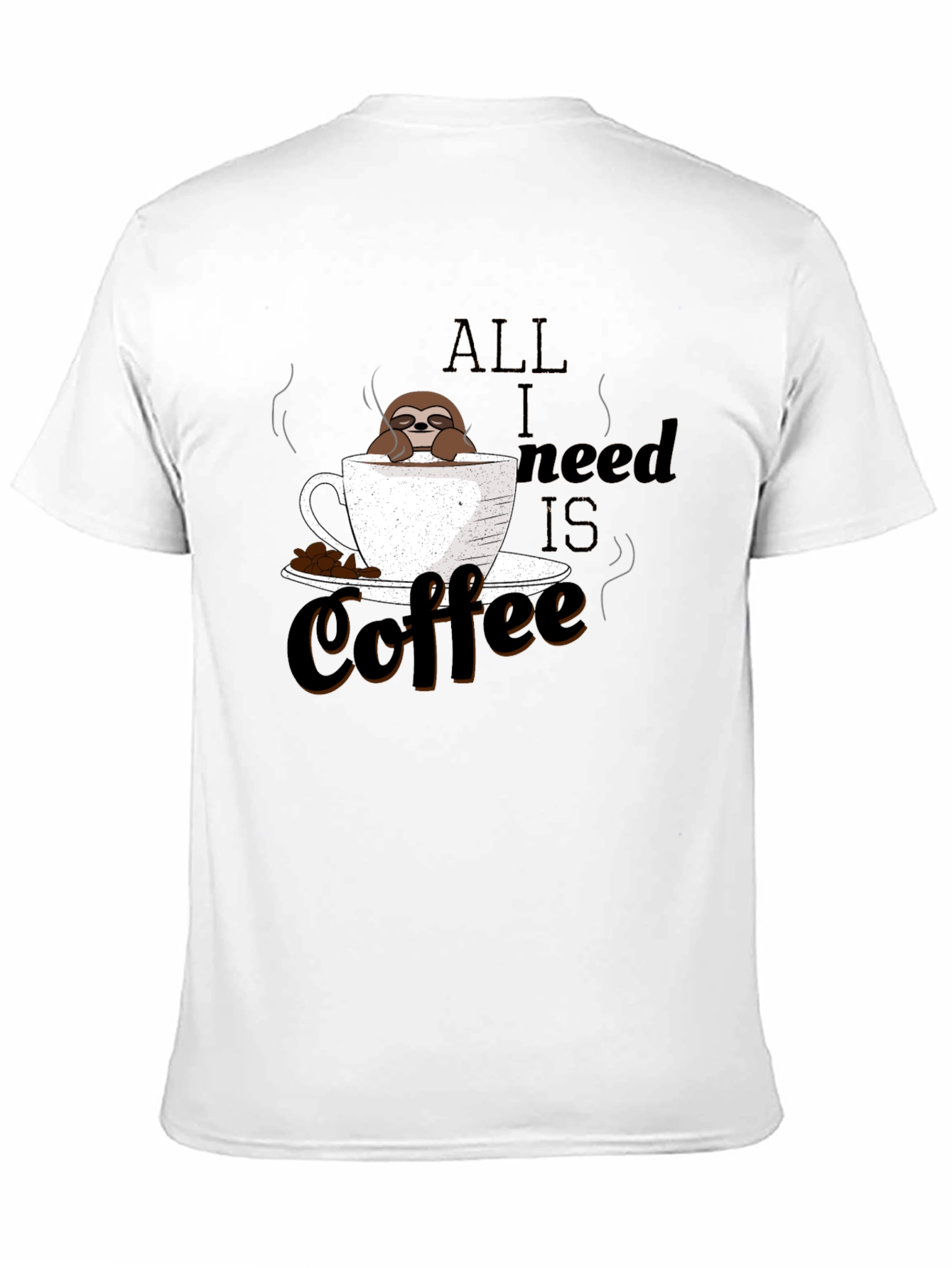 Coffee Sloth Graphic Tee - Relaxed & Fun T-Shirt