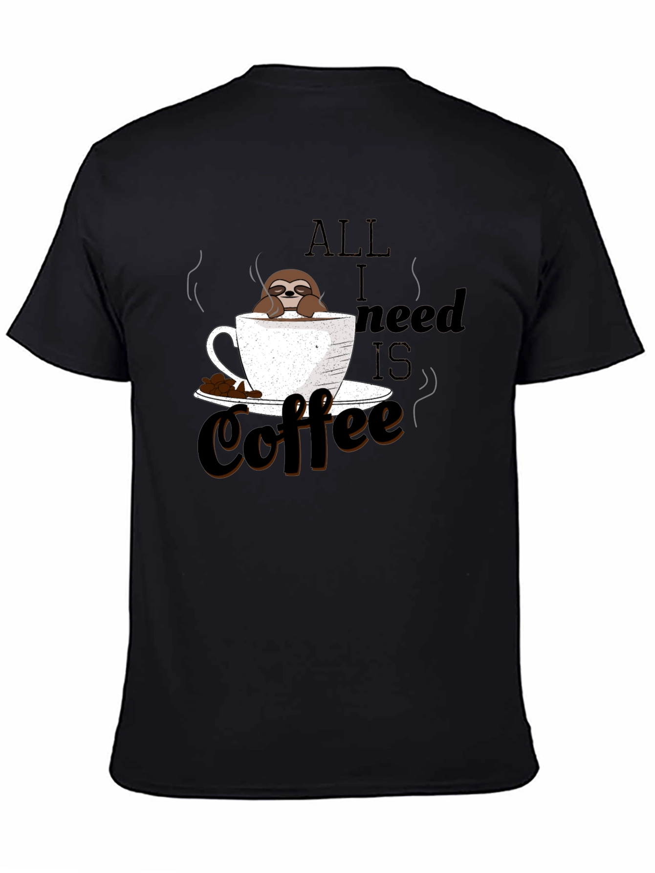 Coffee Sloth Graphic Tee - Relaxed & Fun T-Shirt