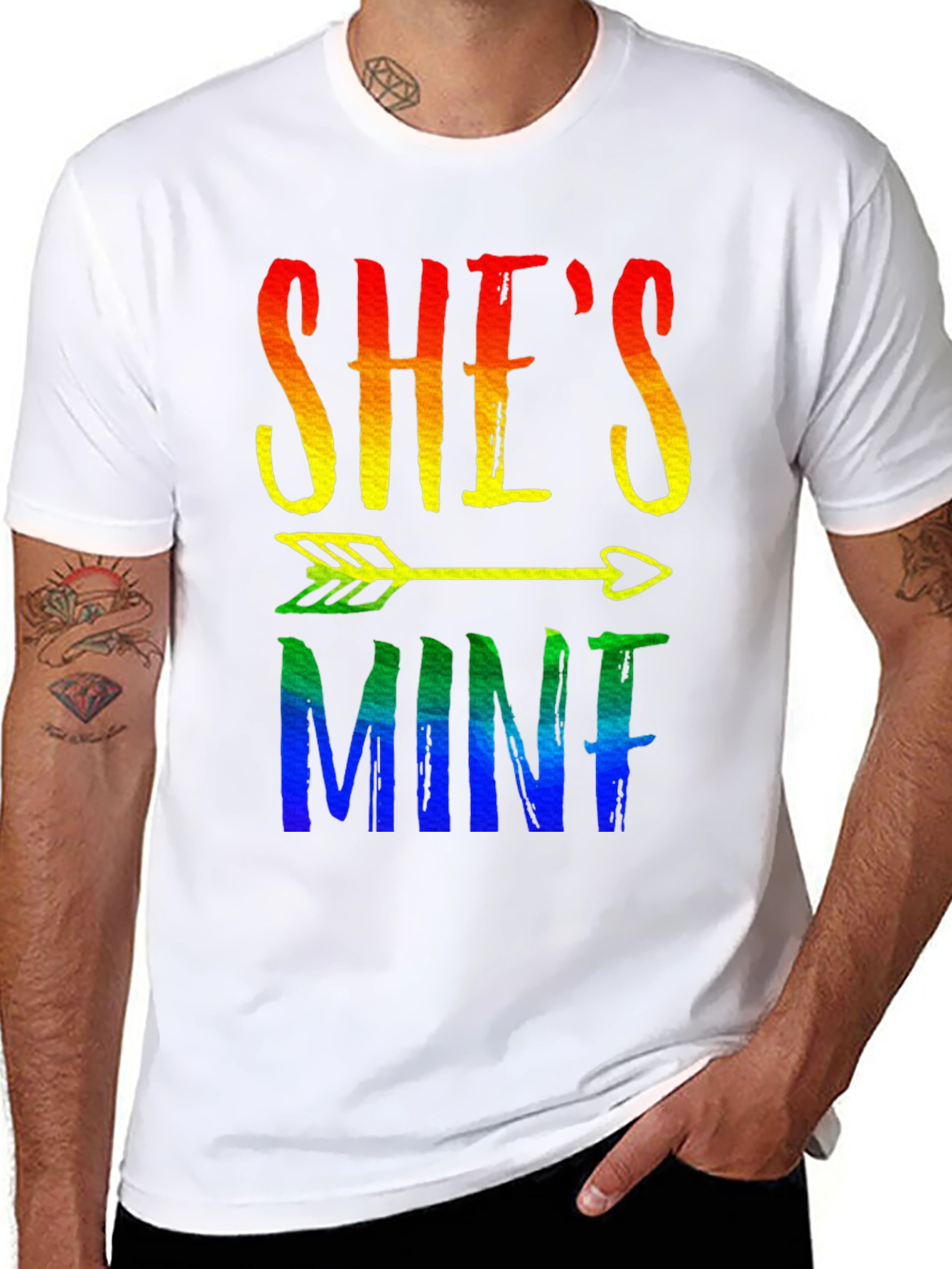 Shes Mine LGBTQ Pride T-Shirt