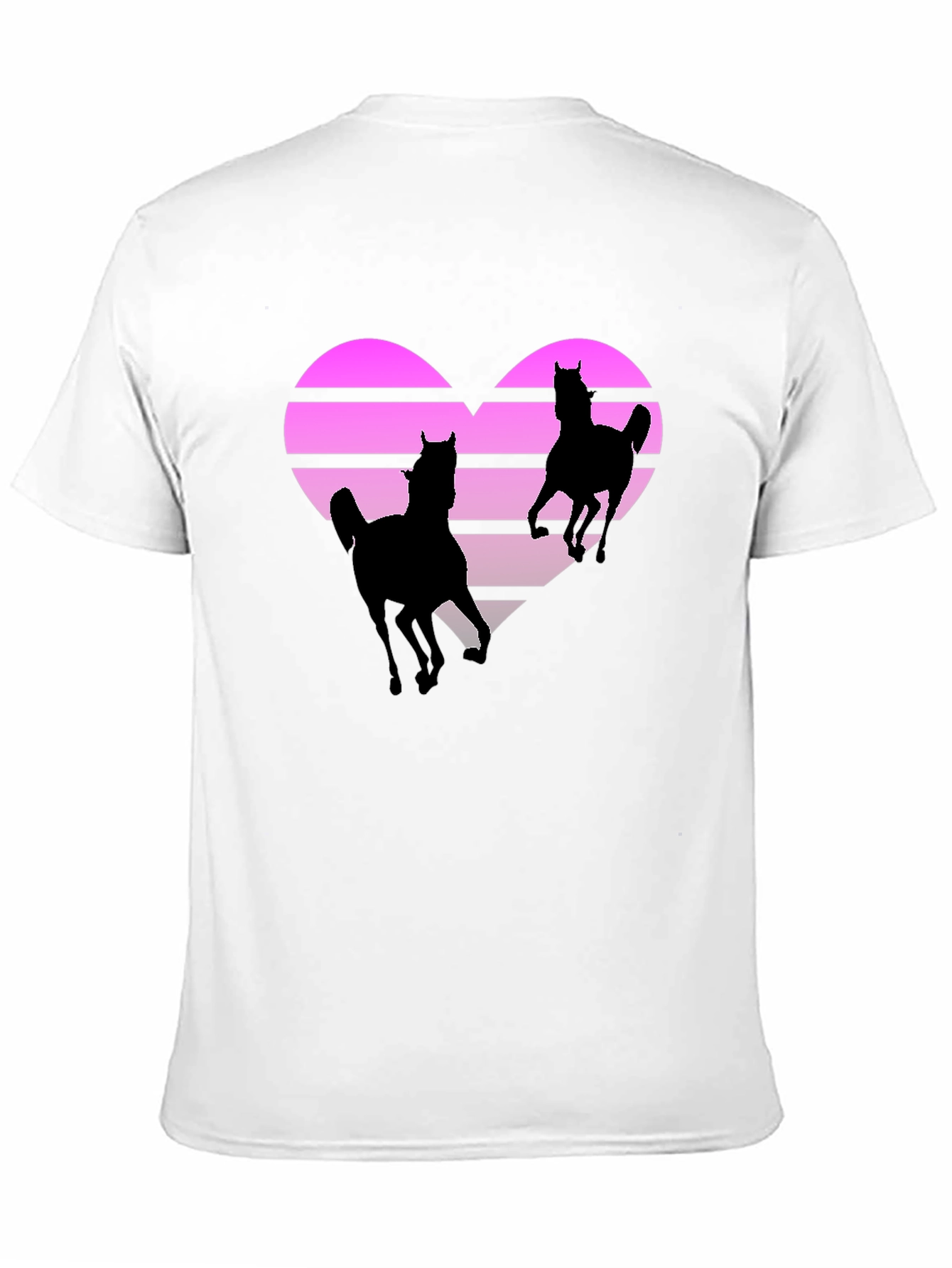 Retro Horse Heart Graphic Tee