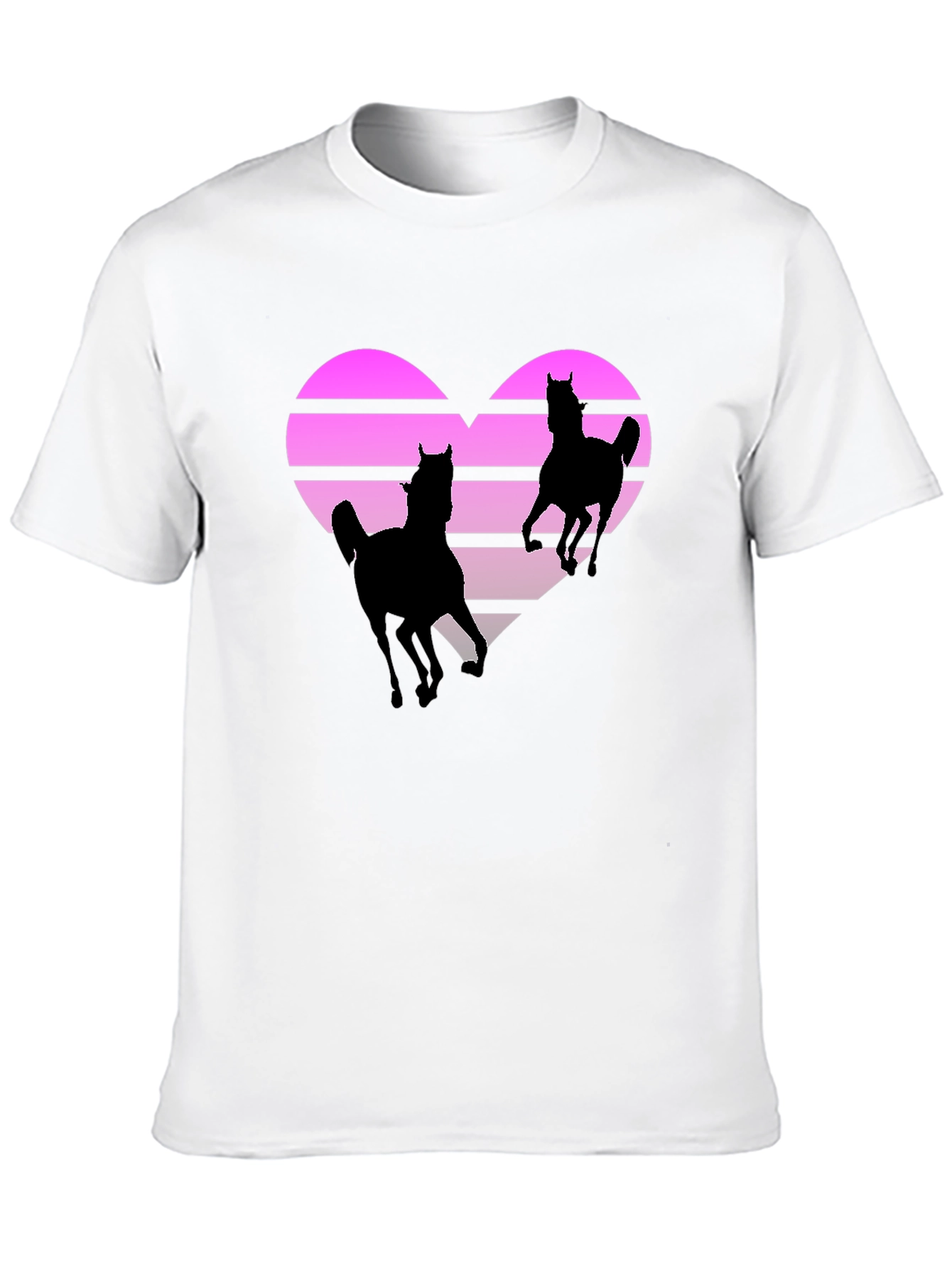 Retro Horse Heart Graphic Tee