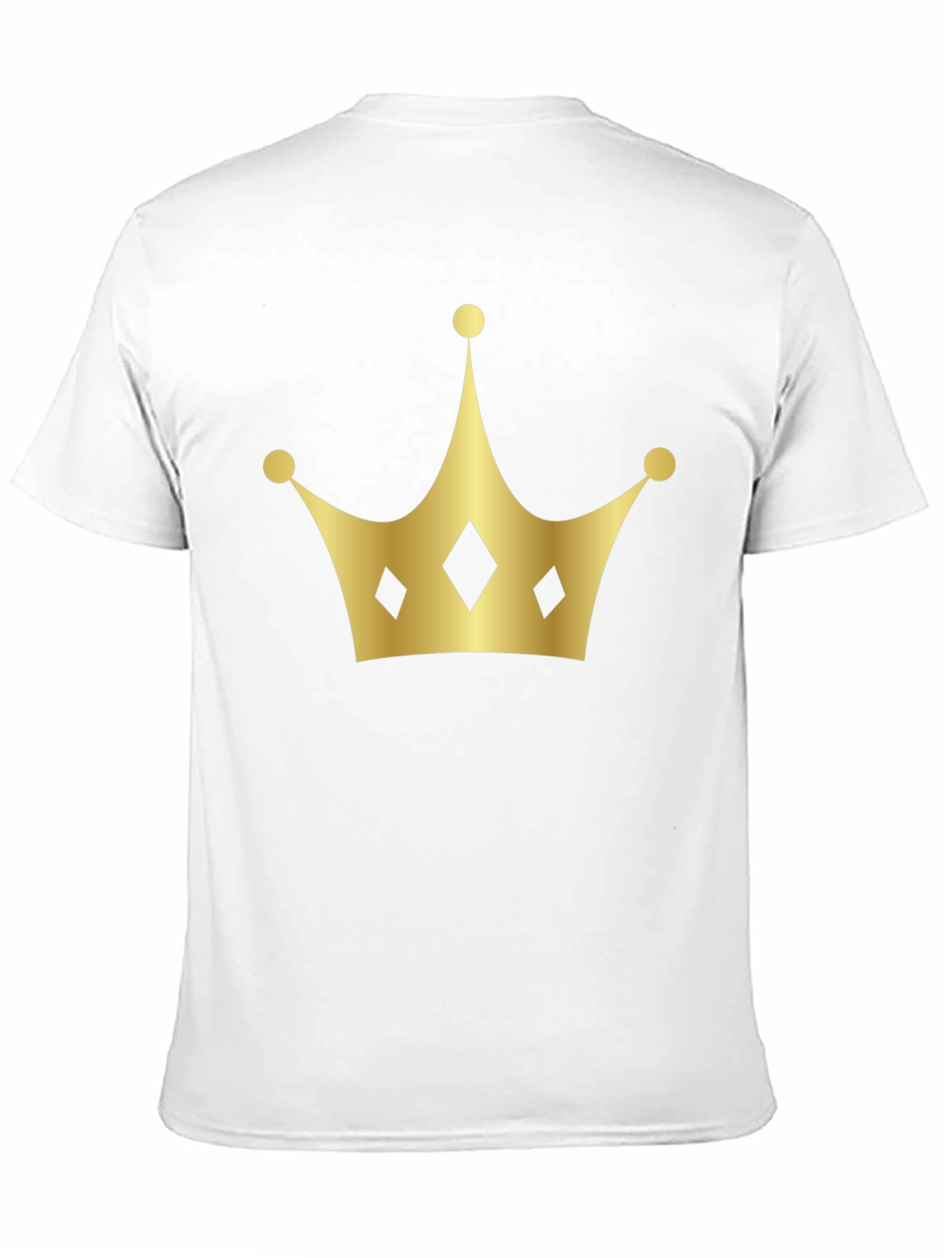 Golden Crown Graphic Black T-Shirt