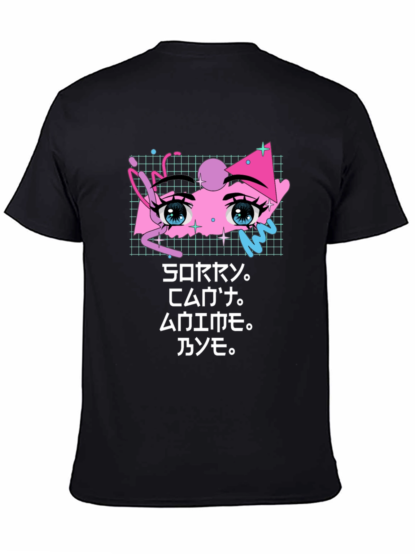 Sorry Anime Eyes Graphic Tee - Unique Streetwear