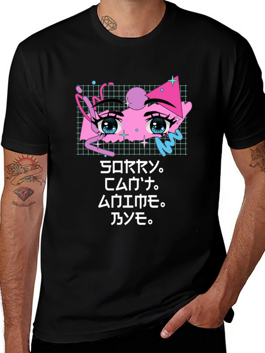 Sorry Anime Eyes Graphic Tee - Unique Streetwear