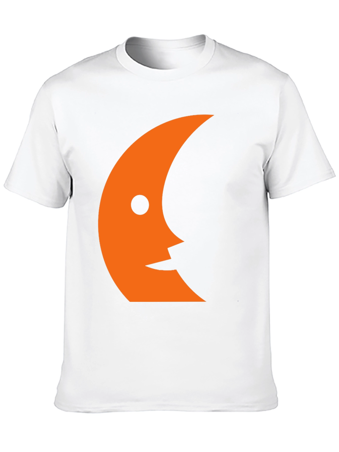 Crescent Face Graphic Tee - Black