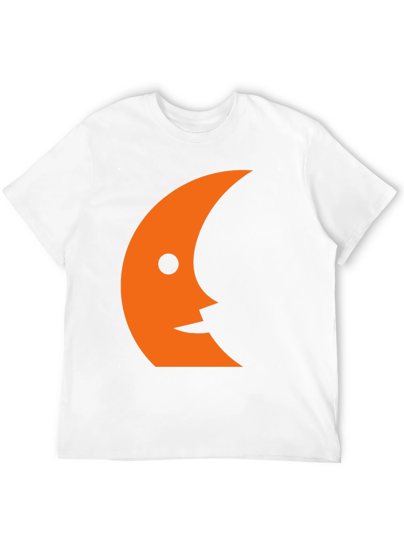 Crescent Face Graphic Tee - Black