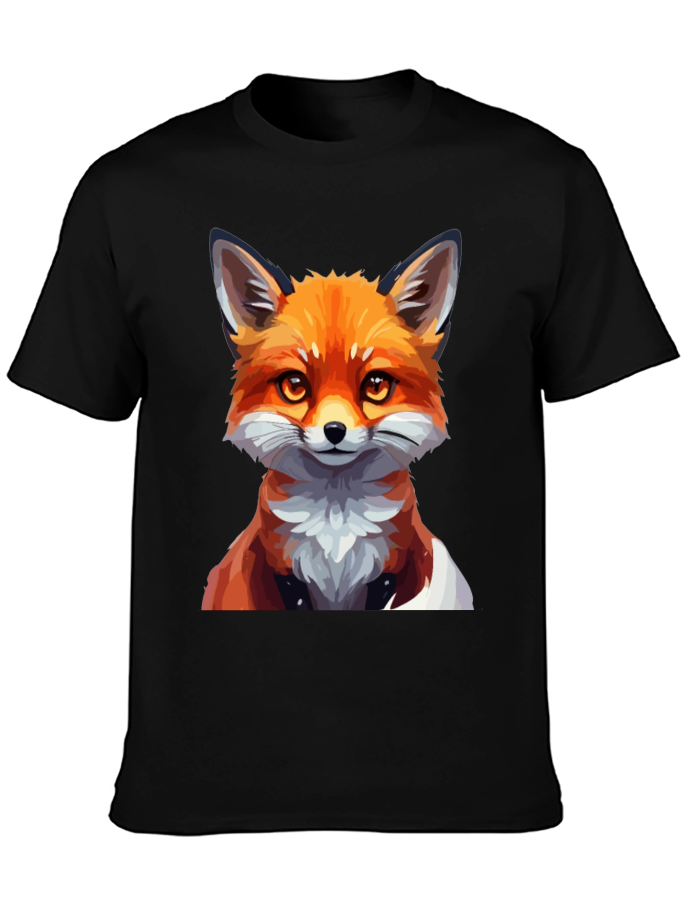 Fox Graphic T-Shirt - Mens Black Tee