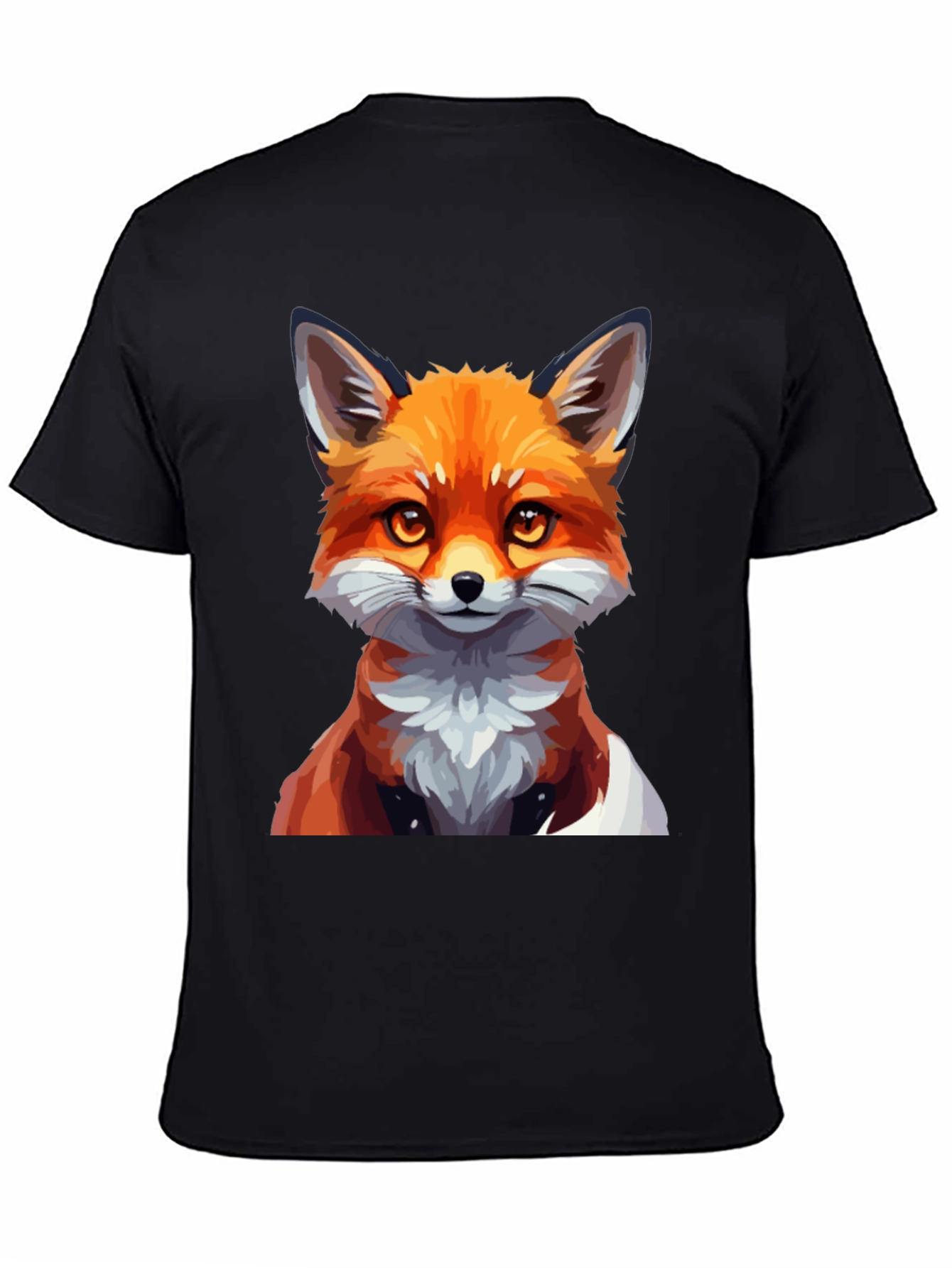 Fox Graphic T-Shirt - Mens Black Tee