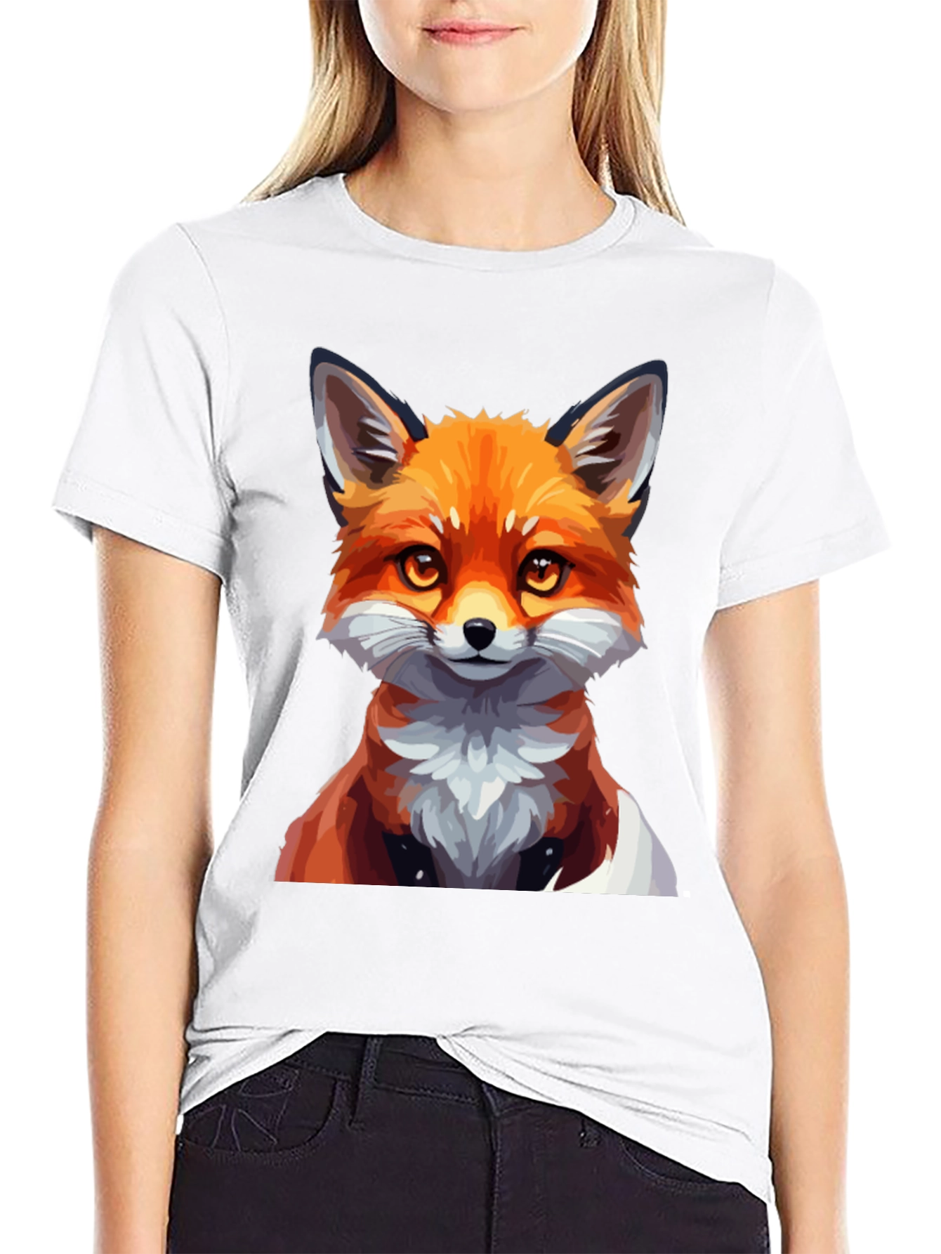 Fox Graphic T-Shirt - Mens Black Tee