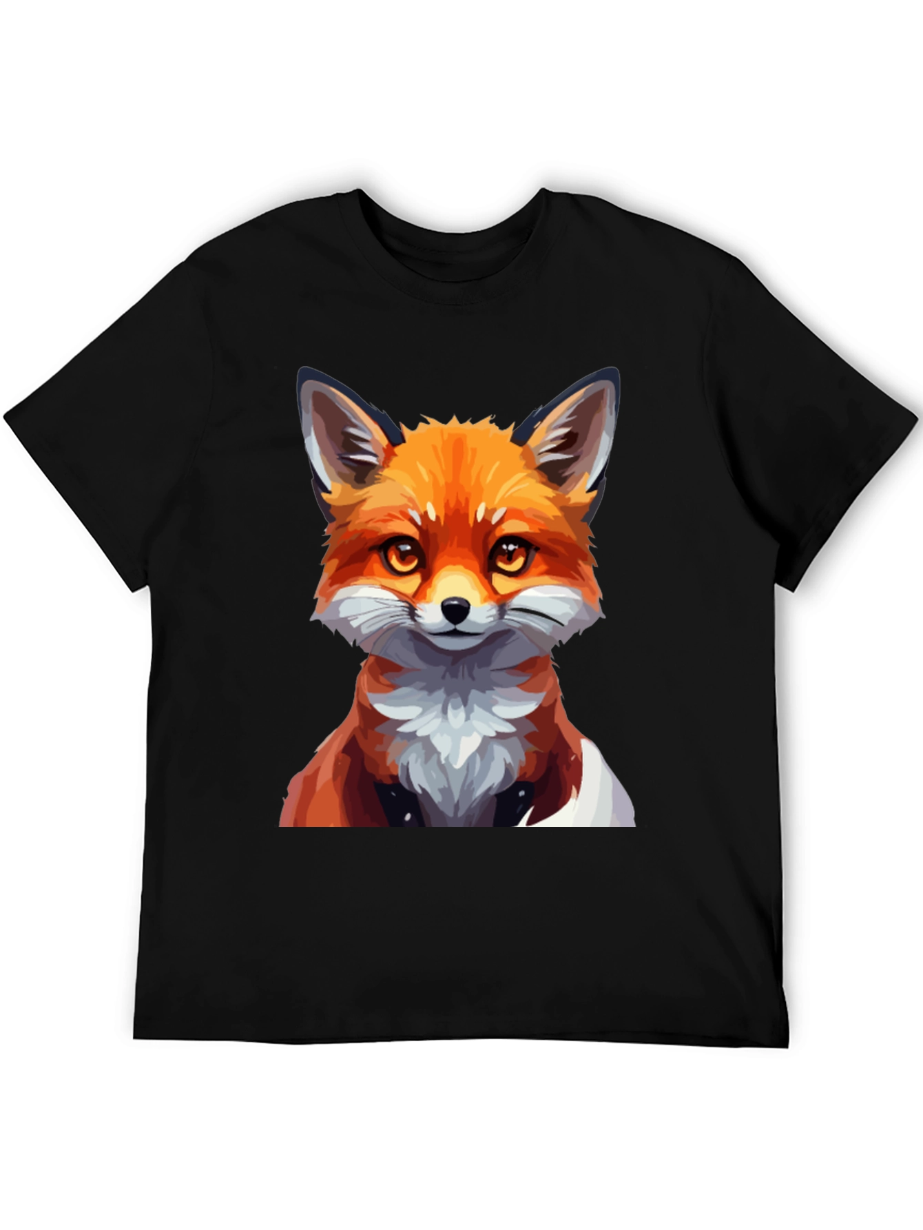 Fox Graphic T-Shirt - Mens Black Tee