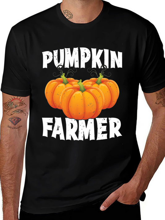 Pumpkin Farmer Halloween T-Shirt