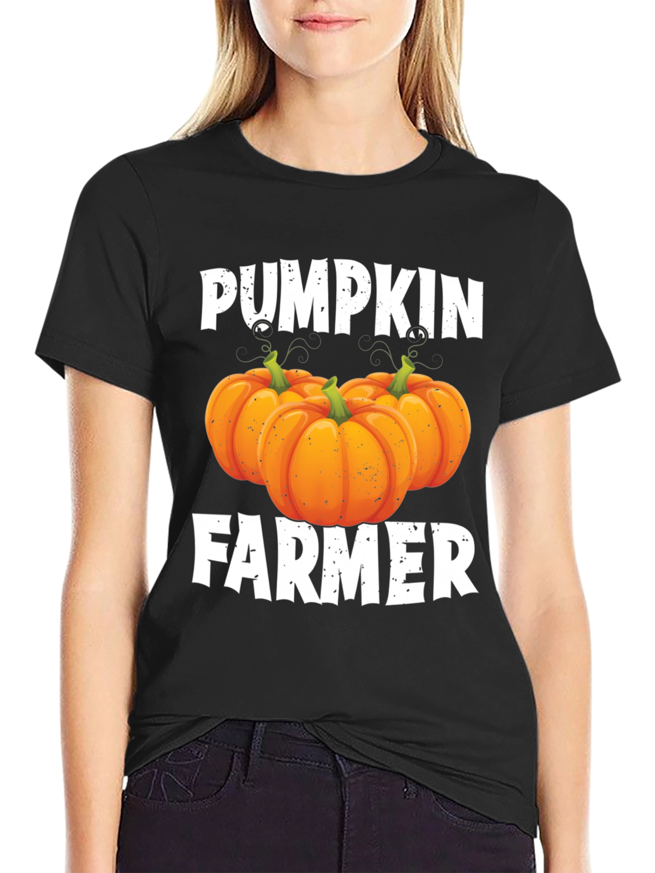 Pumpkin Farmer Halloween T-Shirt