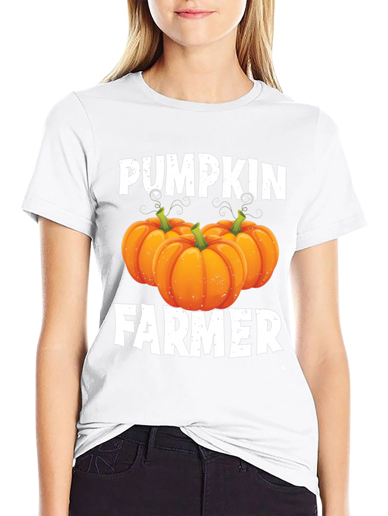 Pumpkin Farmer Halloween T-Shirt