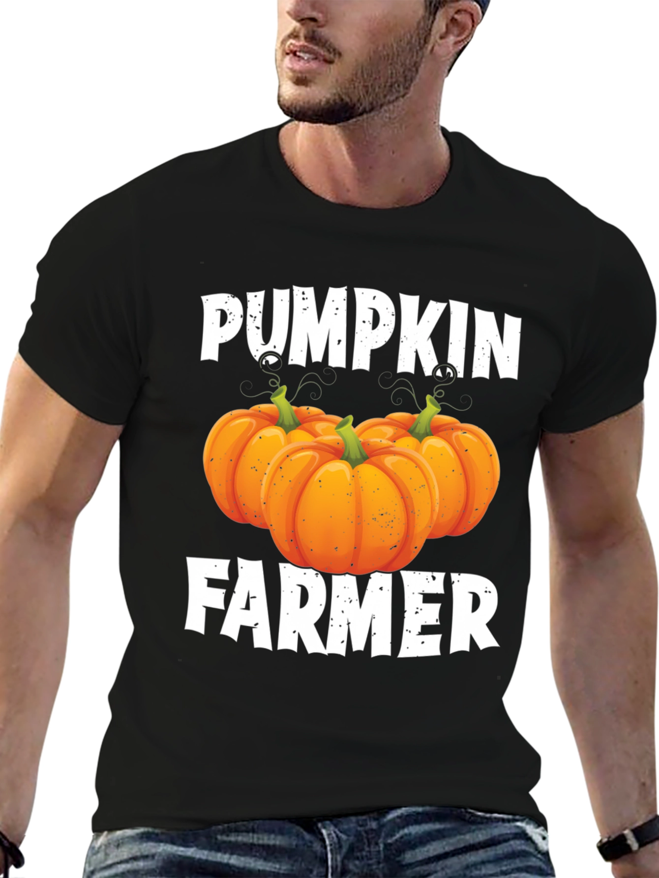 Pumpkin Farmer Halloween T-Shirt
